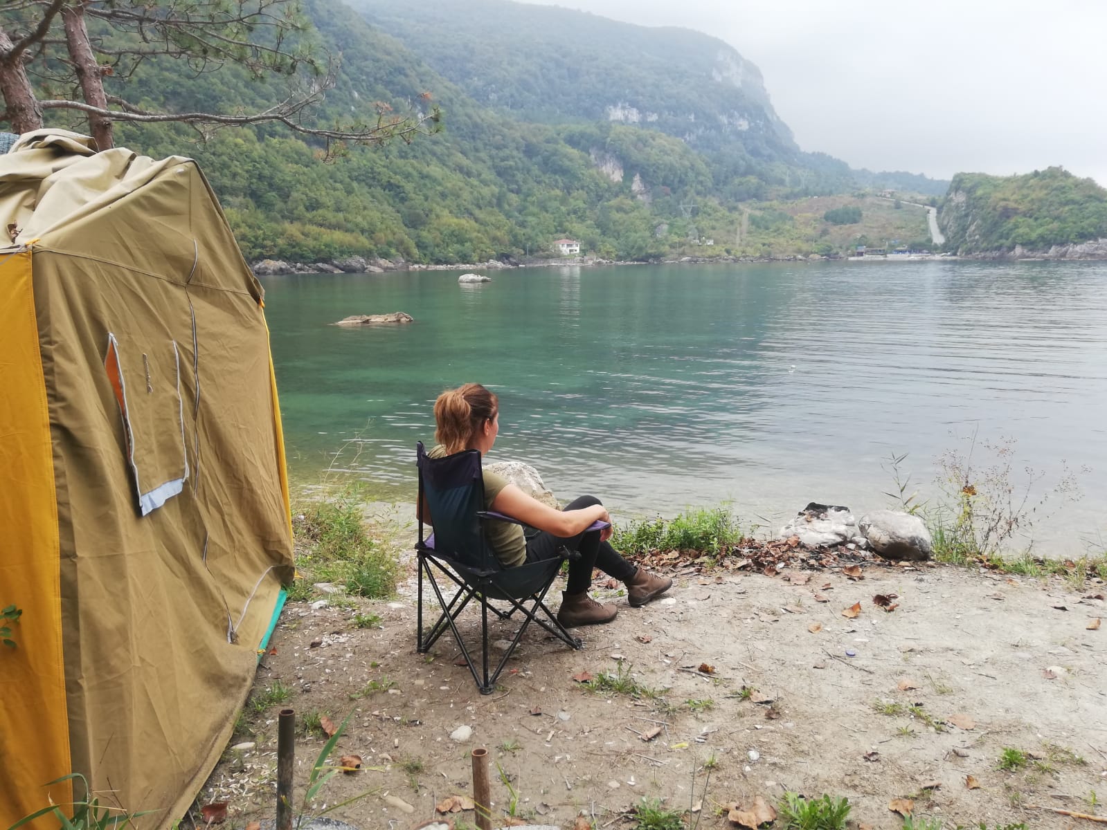 ücretsiz kamp alanı gideros koyu cide