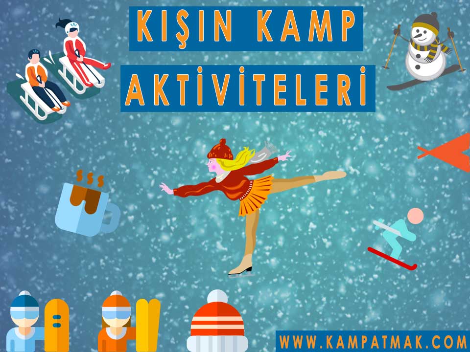 eğlenceli kış kamp oyunları